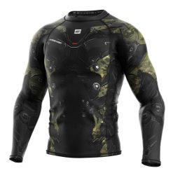 Koszulka sportowa męska Rashguard do MMA EXTREME HOBBY IRON FORCE. Brązowe bielizna termoaktywna EXTREME HOBBY, m, bez wzorów, z bawełny, bez ramiączek, na fitness i siłownię. Za 209.00 zł.