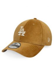 New Era Czapka z daszkiem La Dodgers Cord 9Forty 60595256 Brązowy. Brązowe czapki z daszkiem New Era, bez wzorów, z bawełny. Za 99.99 zł.