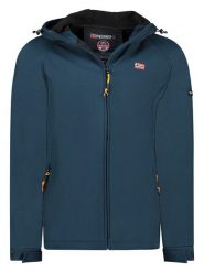 Geographical Norway Kurtka softshellowa "Tamigoglor" w kolorze granatowym rozmiar: 3XL. Niebieskie kurtki outdoor i hardshell Geographical Norway, xl, bez wzorów, bez kaptura. Za 188.85 zł.
