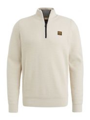 PME Legend Sweter w kolorze kremowym rozmiar: L. Brązowe swetry nierozpinane PME Legend, l, bez wzorów, z bawełny, bez kołnierzyka, bez ramiączek. Za 303.78 zł.