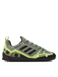 Adidas Trekkingi Terrex Swift Solo 2.0 Hiking IE8052 Zielony. Zielone buty trekkingowe Adidas, bez wzorów, ze skóry, bez zapięcia. Za 339.99 zł.