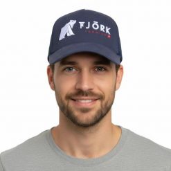 Czapka Baseball Fjork Merino. Brązowe czapki z daszkiem FJORK MERINO, bez wzorów, z bawełny. Za 129.00 zł.