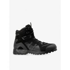 Buty trekkingowe męskie Garmont T4 Tour Regular GORE-TEX. Czarne buty trekkingowe Garmont, bez wzorów, z gore-texu, bez zapięcia. Za 389.00 zł.