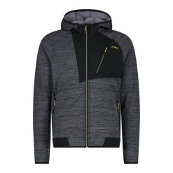Bluza z kapturem Stretch Performance CMP. Brązowe bluzy z kapturem CMP, s, bez wzorów, z polaru, z kapturem. Za 530.55 zł.