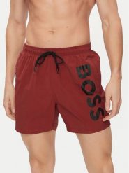 Boss Szorty kąpielowe Octopus 50515296 Czerwony Regular Fit. Czerwone kąpielówki Boss, m, bez wzorów, z syntetyku. Za 509.99 zł.