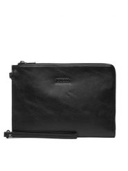Guess Saszetka PMBOCA P5438 Czarny. Czarne saszetki i nerki Guess, z aplikacjami, ze skóry. Za 189.99 zł.