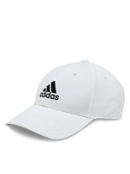 Adidas Czapka z daszkiem IB3243 Biały. Białe czapki z daszkiem Adidas, bez wzorów, z bawełny. Za 59.99 zł.