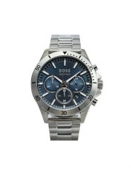 Boss Zegarek Troper 1514069 Srebrny. Szare, analogowe zegarki Boss, srebrne. Za 1,319.00 zł.