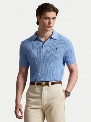 Polo Ralph Lauren Polo 710B13893004 Niebieski Regular Fit. Niebieskie koszulki polo Polo Ralph Lauren, m, bez wzorów, z bawełny, bez kołnierzyka, bez ramiączek. Za 1,199.00 zł.