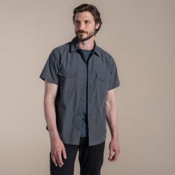 Koszula Craghoppers Kiwi II. Szare koszule Craghoppers, m, bez wzorów, bez kołnierzyka, bez ramiączek. Za 234.80 zł.