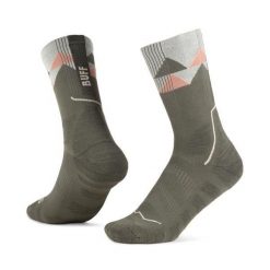 Skarpetki sportowe dla dorosłych Thermonet Crew Socks. Zielone skarpety Buff, bez wzorów, z elastanu. Za 99.99 zł.