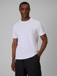 4F T-shirt regular gładki męski - biały XXL. Białe t-shirty 4F, m, bez wzorów, z bawełny, bez kołnierzyka, bez ramiączek. Za 59.99 zł.