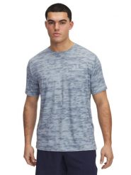 Under Armour Koszulka sportowa "Vanish Energy" w kolorze błękitnym rozmiar: L. Niebieskie t-shirty sportowe Under Armour, bez wzorów, z materiału, bez ramiączek, outdoorowe. Za 127.99 zł.