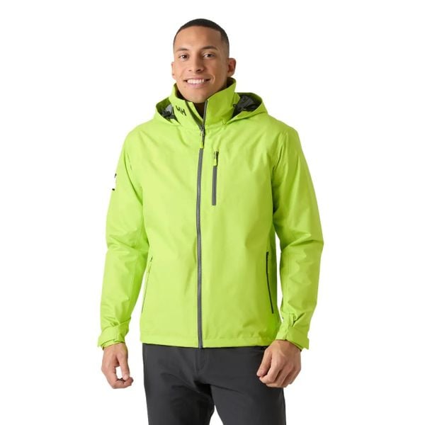 Kurtka z kapturem Helly Hansen Crew 2. Zielone kurtki Helly Hansen, xl, bez wzorów, z materiału. Za 818.00 zł.