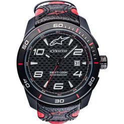 Zegarek TECH WATCH 3H pasek skórzany czarny/czerwony ALPINESTARS kolor czarny/czerwony, rozmiar OS. Zegarki Alpinestars. W wyprzedaży za 529.00 zł.