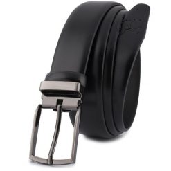 Pasek męski BELTIMORE r.115-130 cm E38 czarny. Czarne paski bez wzorów. Za 65.99 zł.