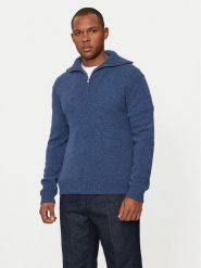 United Colors Of Benetton Sweter 103MU200Z Granatowy Regular Fit. Niebieskie swetry rozpinane United Colors Of Benetton, m, bez wzorów, z wełny, bez kołnierzyka, bez ramiączek. Za 259.99 zł.