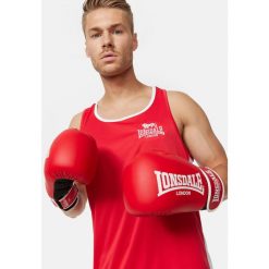Tank top Lonsdale Amateur. Czerwone t-shirty sportowe Lonsdale, bez wzorów, bez ramiączek, na fitness i siłownię. Za 168.50 zł.