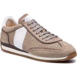 Sneakersy FABI - FU9280B Tortora/Bianco. Brązowe buty sportowe casual Fabi, bez wzorów, z nubiku, bez zapięcia. W wyprzedaży za 699.00 zł.