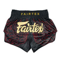 Spodenki treningowe Fairtex Muay Thai Shorts BS1920 "Lava". Czarne krótkie spodenki sportowe FAIRTEX, xl, bez wzorów, sportowe. Za 279.99 zł.