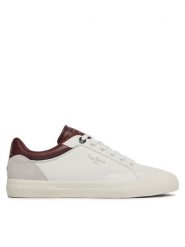 Pepe Jeans Sneakersy Kenton Journey M PMS31006 Biały. Białe buty sportowe casual Pepe Jeans, bez wzorów, z jeansu, bez zapięcia. Za 199.99 zł.
