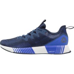 Reebok FUSION FLEXWEAVE Obuwie do biegania treningowe black/ash grey/white. Buty do biegania marki Reebok, z materiału. W wyprzedaży za 384.30 zł.