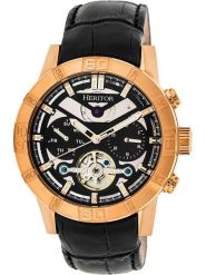 Heritor Zegarek automatyczny "Hannibal" w kolorze różowozłoto-czarnym rozmiar: onesize. Czarne, analogowe zegarki Heritor, ze stali. Za 587.99 zł.