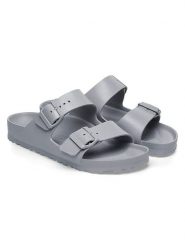 Birkenstock Klapki "Arizona" w kolorze szarym rozmiar: 43. Szare klapki Birkenstock. Za 246.11 zł.