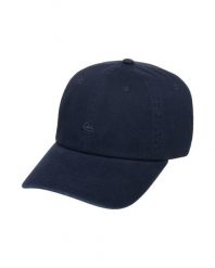 Czapka dla Mężczyzn RAD SPLATTER Niebieski. Niebieskie czapki z daszkiem Quiksilver, bez wzorów, z bawełny. Za 129.99 zł.
