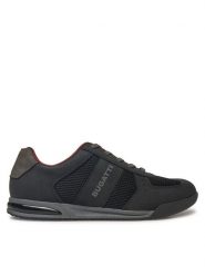 Bugatti Sneakersy 325-A3810-5500 Czarny. Czarne buty sportowe casual Bugatti, bez wzorów, z materiału, bez zapięcia. Za 239.99 zł.