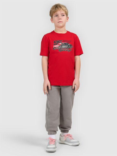 4F Spodnie dresowe joggery chłopięce - szare 164 (13-14 lat). Szare joggery i bojówki 4F, bez wzorów, z dresówki. Za 119.99 zł.