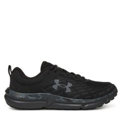 Buty do biegania Under Armour. Czarne buty do biegania Under Armour, bez wzorów, bez zapięcia, do biegania. Za 249.99 zł.