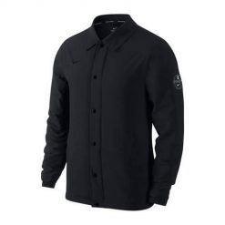 Kurtka uniwersalna męska Nike Kyrie Jacket. Czarne kurtki do biegania Nike, m, bez wzorów, z syntetyku, bez kaptura, do biegania. Za 649.00 zł.