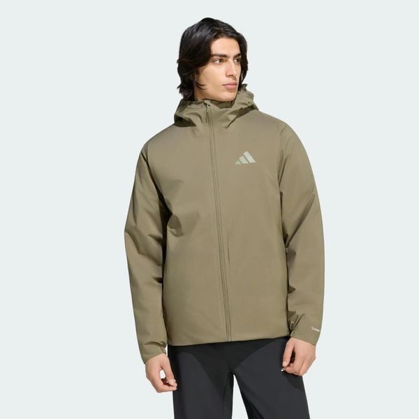 Kurtka z kapturem Terrex Multi Essentials CLIMAPROOF Insulated. Niebieskie kurtki Adidas, na zimę, l, bez wzorów, z materiału, z kapturem. Za 699.00 zł.