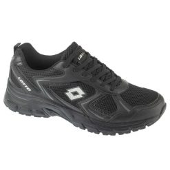 Buty sportowe Sneakersy męskie, Kitaura. Czarne buty do biegania Lotto, bez wzorów, bez zapięcia, do biegania. W wyprzedaży za 128.00 zł.