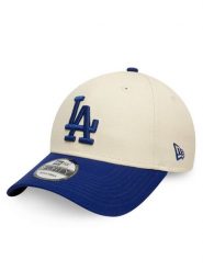 New Era Czapka z daszkiem LA Dodgers Colour Block 9FORTY 60595216 Beżowy. Brązowe czapki z daszkiem New Era, bez wzorów, z bawełny. Za 99.99 zł.
