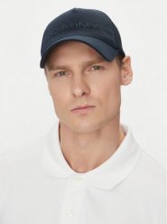 Calvin Klein Czapka z daszkiem K50K513015 Granatowy. Niebieskie czapki z daszkiem CALVIN KLEIN, bez wzorów, z bawełny. Za 109.99 zł.