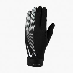 Rękawiczki Nike sportowe Academy Therma-FIT. Czarne rękawiczki Nike, bez wzorów. Za 95.99 zł.