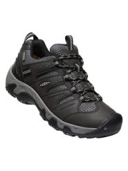 Keen Buty turystyczne "Koven" w kolorze antracytowo-czarnym rozmiar: 44,5. Czarne buty trekkingowe Keen, bez wzorów, z materiału, bez zapięcia. Za 278.66 zł.