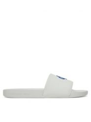Calvin Klein Jeans Klapki Slide Jelly Mono Pu YM0YM01281 Szary. Szare klapki Calvin Klein Jeans, z jeansu. Za 199.99 zł.