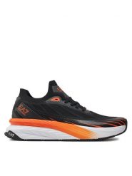 EA7 Emporio Armani Sneakersy X8X176 XK377 T669 Czarny. Czarne buty sportowe casual EA7 Emporio Armani, bez wzorów, z materiału, bez zapięcia. Za 689.99 zł.