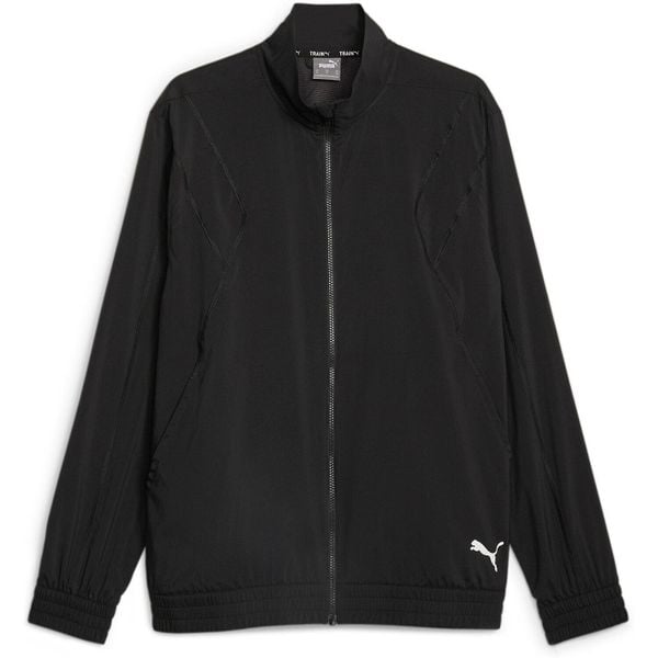 Kurtka męskie Puma Zip up Tracksuit Jacket Fit Woven. Czarne kurtki Puma, m, bez wzorów, z materiału, bez kaptura. Za 290.00 zł.