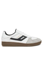 Bugatti Sneakersy 325-A4C13-5055 Biały. Białe buty sportowe casual Bugatti, bez wzorów, ze skóry, bez zapięcia. Za 189.99 zł.