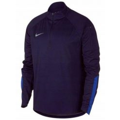 Bluza piłkarska męska Nike Shield Squad Drill Top. Niebieskie bluzy Nike, m, bez wzorów, bez kaptura. Za 200.99 zł.