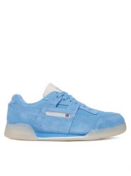 Reebok Sneakersy SS-WORKOUT PLUS 100244989 Niebieski jasny. Niebieskie buty sportowe casual Reebok, bez wzorów, ze skóry, bez zapięcia. Za 349.99 zł.