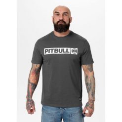 Koszulka sportowa męska Pitbull West Coast T-S Hilltop 170. Zielone t-shirty sportowe PITBULL, bez wzorów, bez ramiączek. Za 89.00 zł.