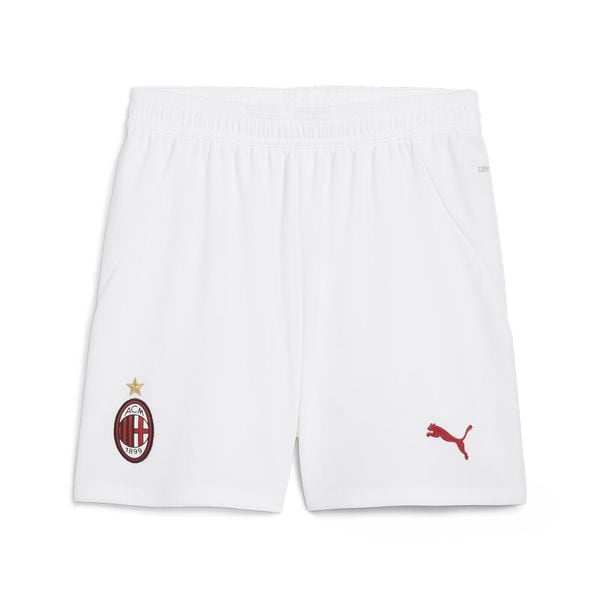 Młodzieżowe szorty AC Milan 24/25 PUMA White For All Time Red. Biała szorty Puma, m, bez wzorów, młodzieżowe. Za 168.90 zł.