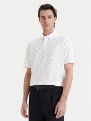 Armani Exchange Polo XM000735 AF10356 F0198 Biały Regular Fit. Białe koszulki polo Armani Exchange, l, bez wzorów, z bawełny, bez kołnierzyka, bez ramiączek. Za 279.99 zł.