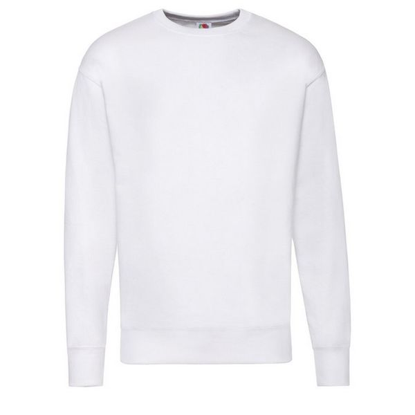 Lekka Męska Bluza Z Kapturem. Białe bluzy Fruit of the Loom, m, bez wzorów, z kapturem. Za 58.99 zł.