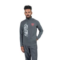 Bluza Rossignol męska New Hero Classique Clim szara. Szare bluzy Rossignol, na zimę, l, bez wzorów, bez kaptura. Za 529.99 zł.